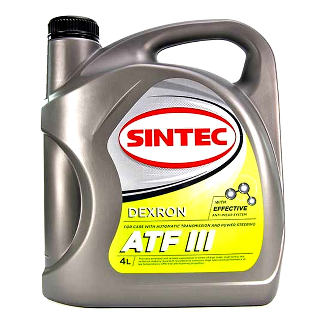 Трансмиссионное масло SINTEC ATF III 4 л 900265 - zapix