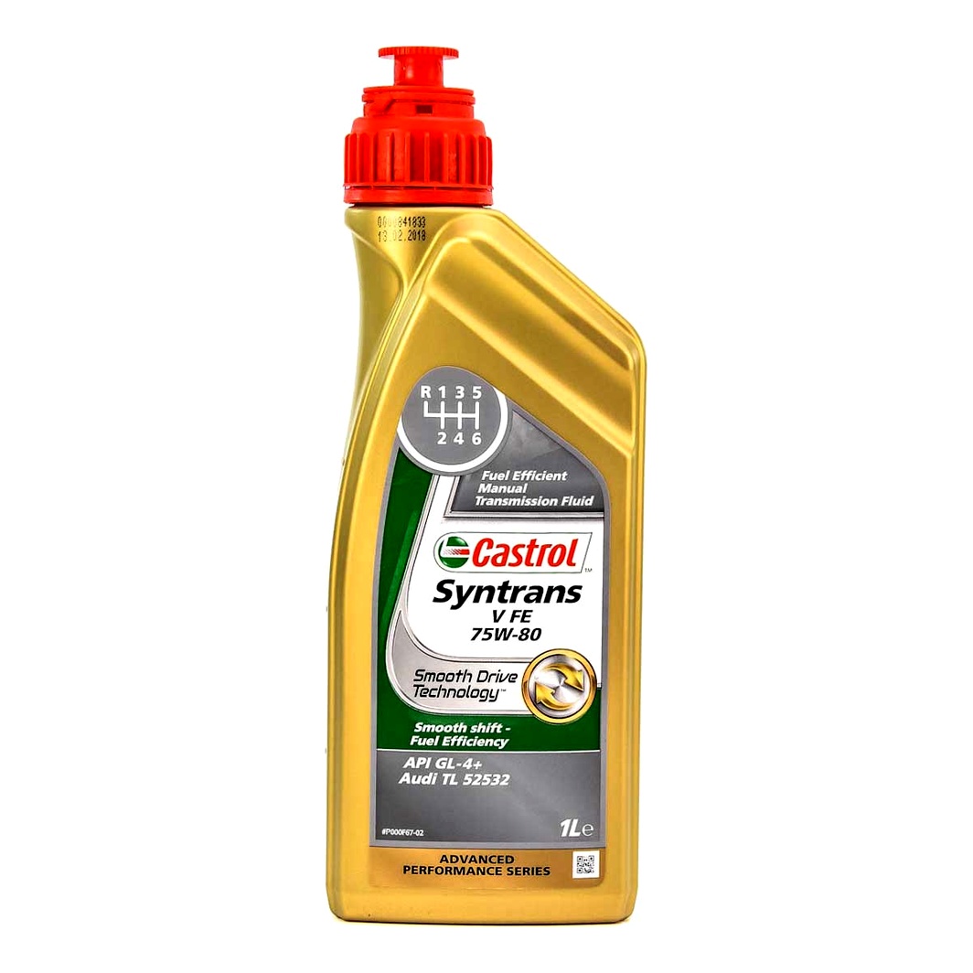 Трансмиссионное масло CASTROL Syntrans V FE GL-4+ 75W-80 1 л 156C41 - zapix