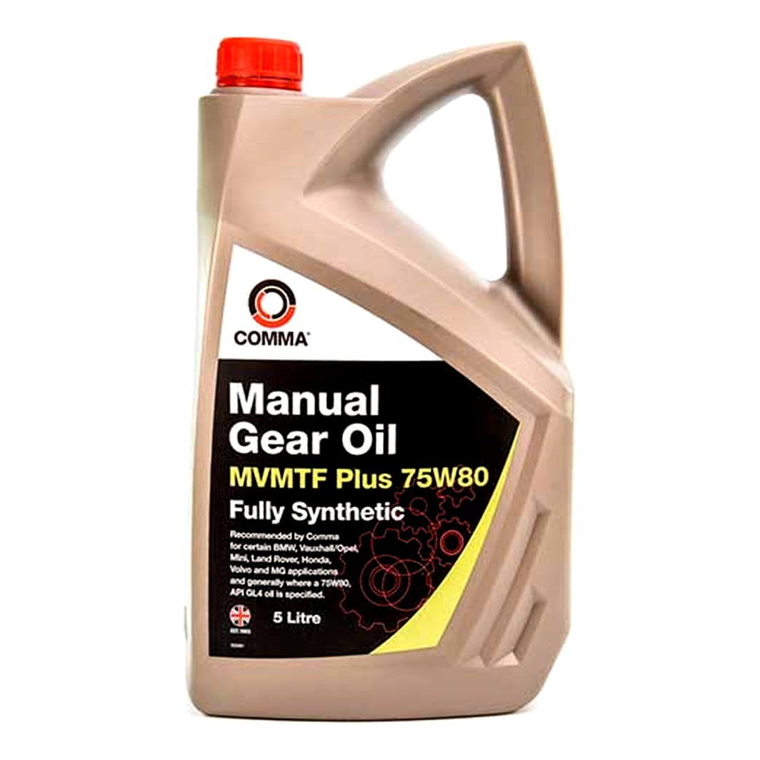 Трансмісійна олива COMMA Manual Gear Oil MVMTF Plus GL-4 75W-80 5 л