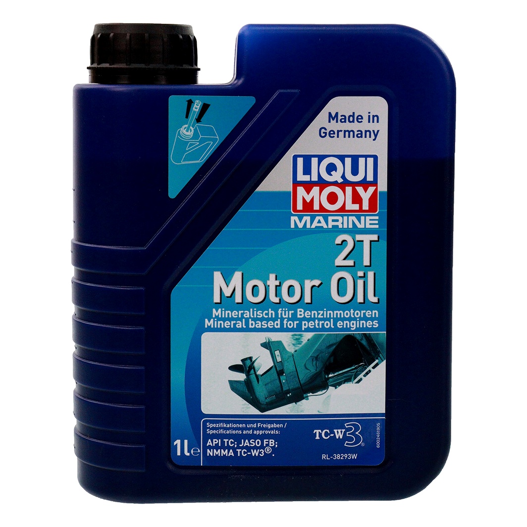 Моторное масло LIQUI MOLY Marine 2T минеральное 1 л 25019 - zapix