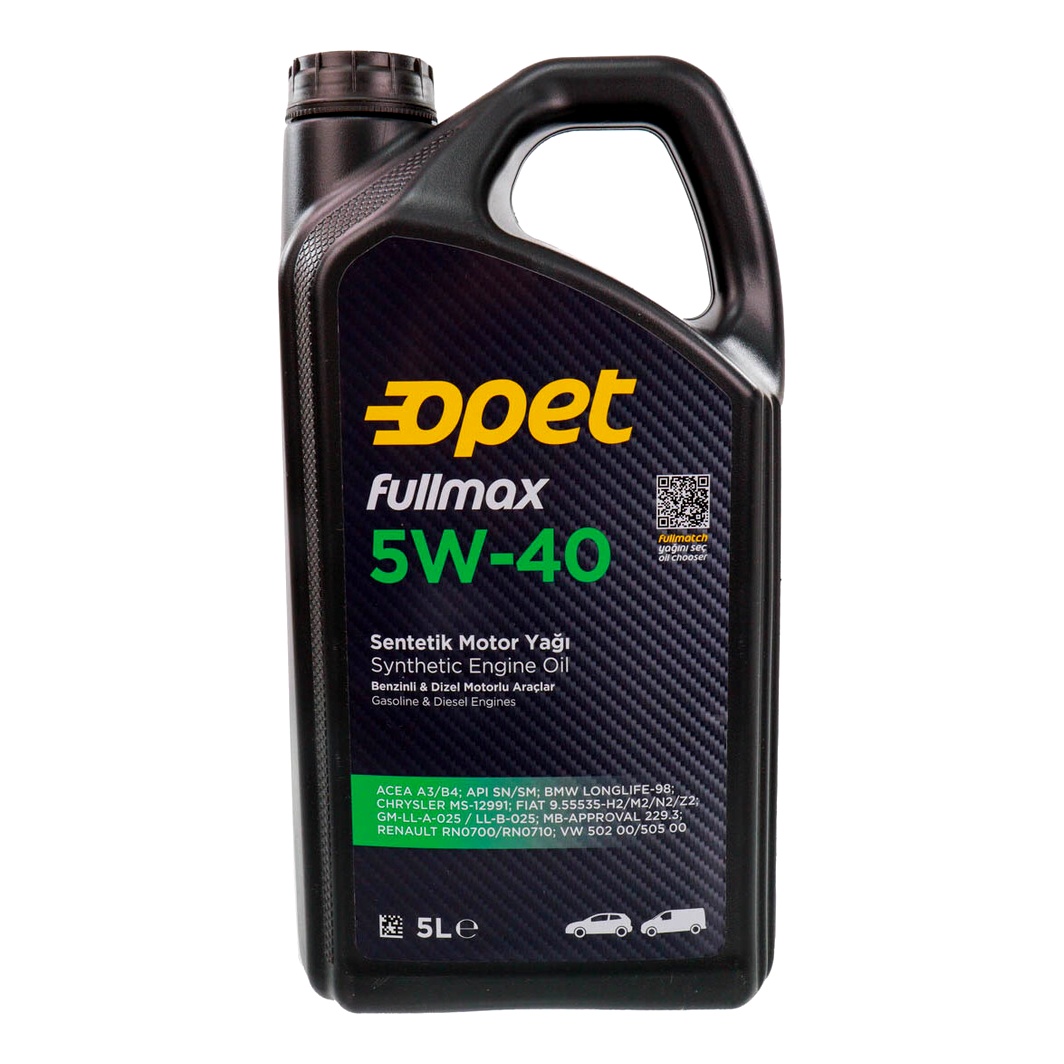 Моторна олива OPET Fullmax 5W-40 5 л (601222788) - zapix