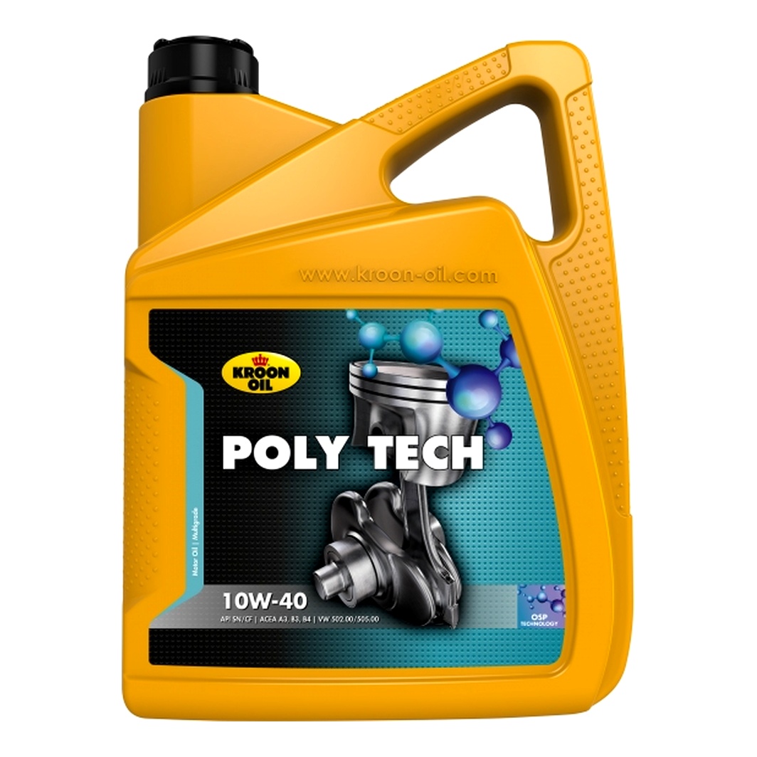 Моторна олива KROON OIL Poly Tech 10W-40 5 л (35466) - zapix