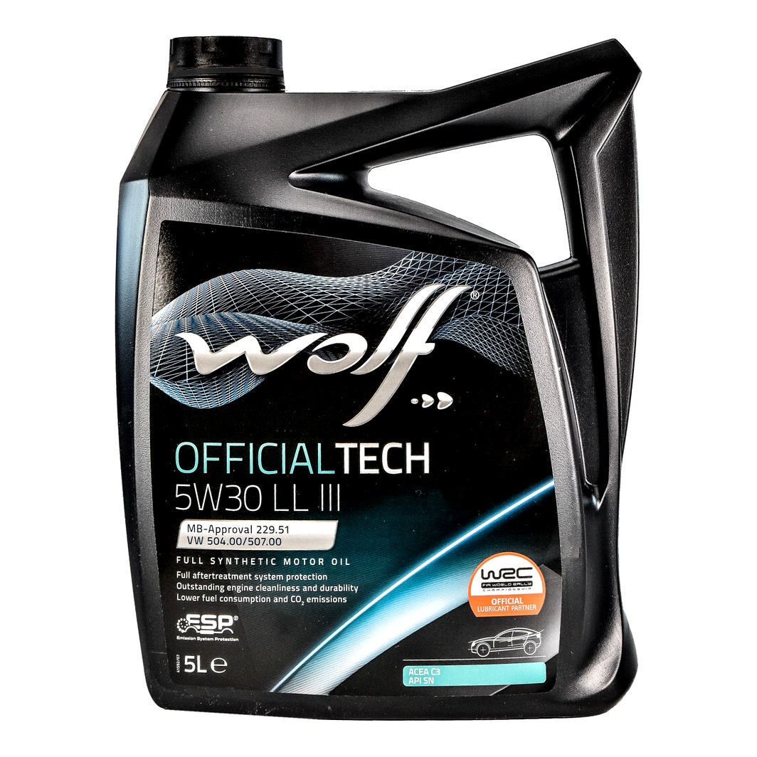 Моторное масло WOLF Officialtech LL III 5W-30 5 л (8307614) - zapix