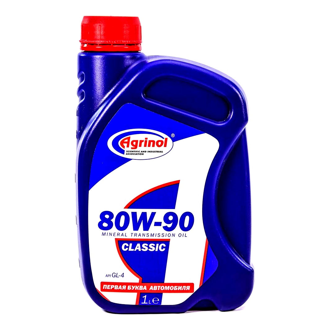 Трансмиссионное масло AGRINOL Classic GL-4 80W-90 1 л 4823074500667 - zapix