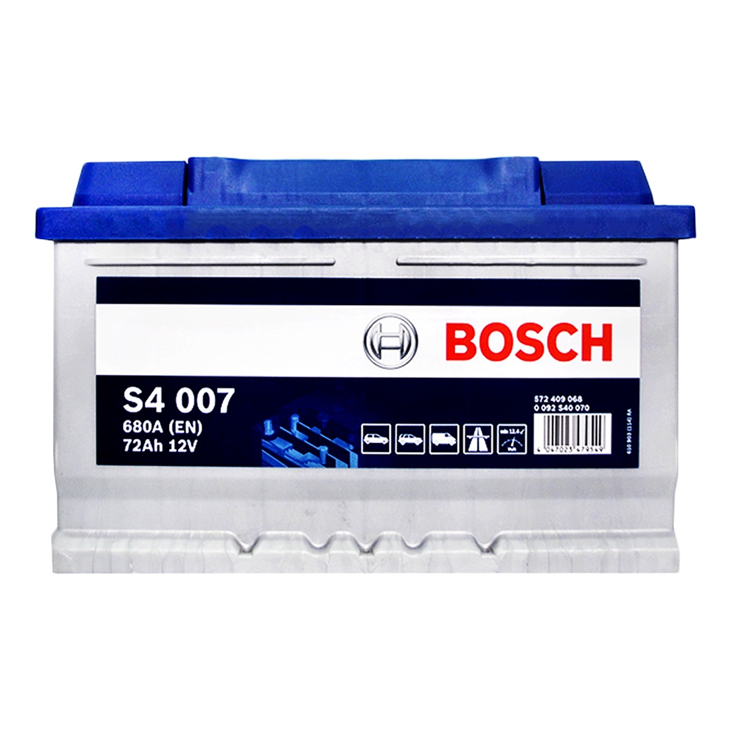 Акумулятор BOSCH S4 Silver 12V 72Ah 680A R+ 0092S40070 - zapix