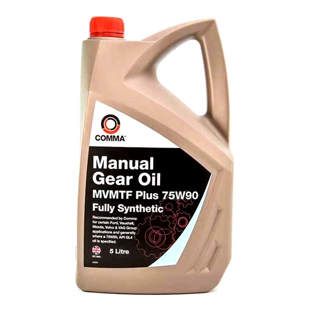 Трансмиссионное масло COMMA Manual Gear Oil MVMTF Plus GL-4 75W-90 5 л MVMTFP5L - zapix