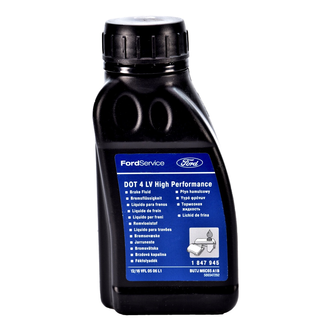 Гальмівна рідина FORD DOT 4 LV High Performance пластик 0.25 л 1847945 - zapix