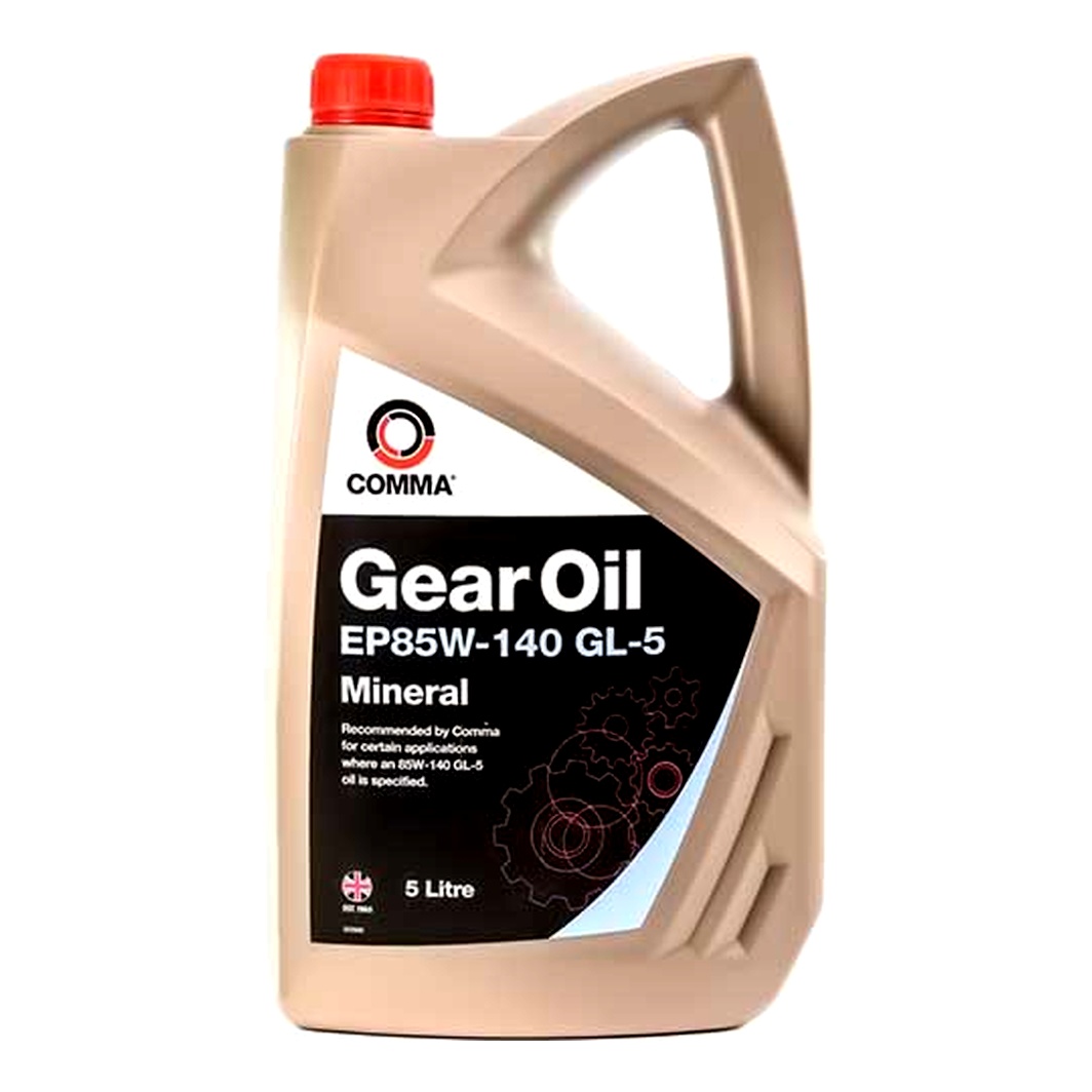 Трансмиссионное масло COMMA EP85W-140 GL-4 / 5 85W-140 5 л HMG5L - zapix