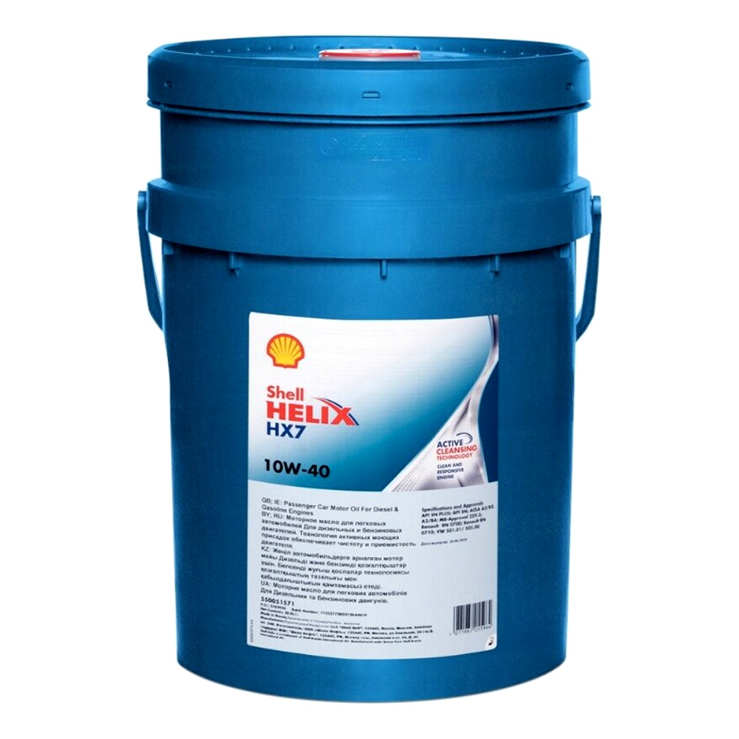 Моторна олива SHELL Helix HX7 10W-40 20 л (550040309)
