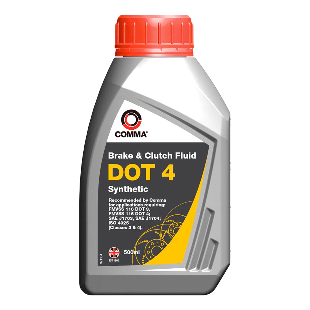Гальмівна рідина COMMA DOT 4 Synthetic ABS пластик 0.5 л BF4500M - zapix