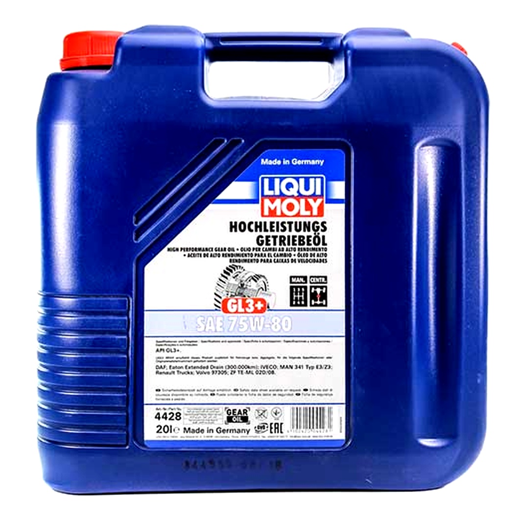 Трансмиссионное масло LIQUI MOLY GL-3+ 75W-80 20 л 4428 - zapix