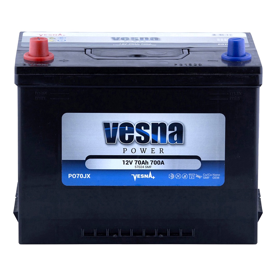 Акумулятор VESNA Power JIS 12V 70Ah 700A L+ 415370 - zapix