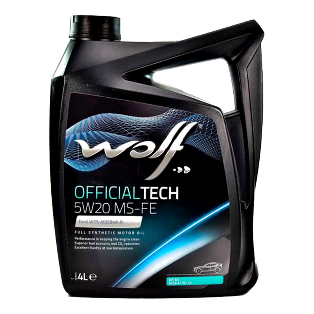 Моторна олива WOLF Officialtech MS-FE 5W-20 4 л (8320187) - zapix