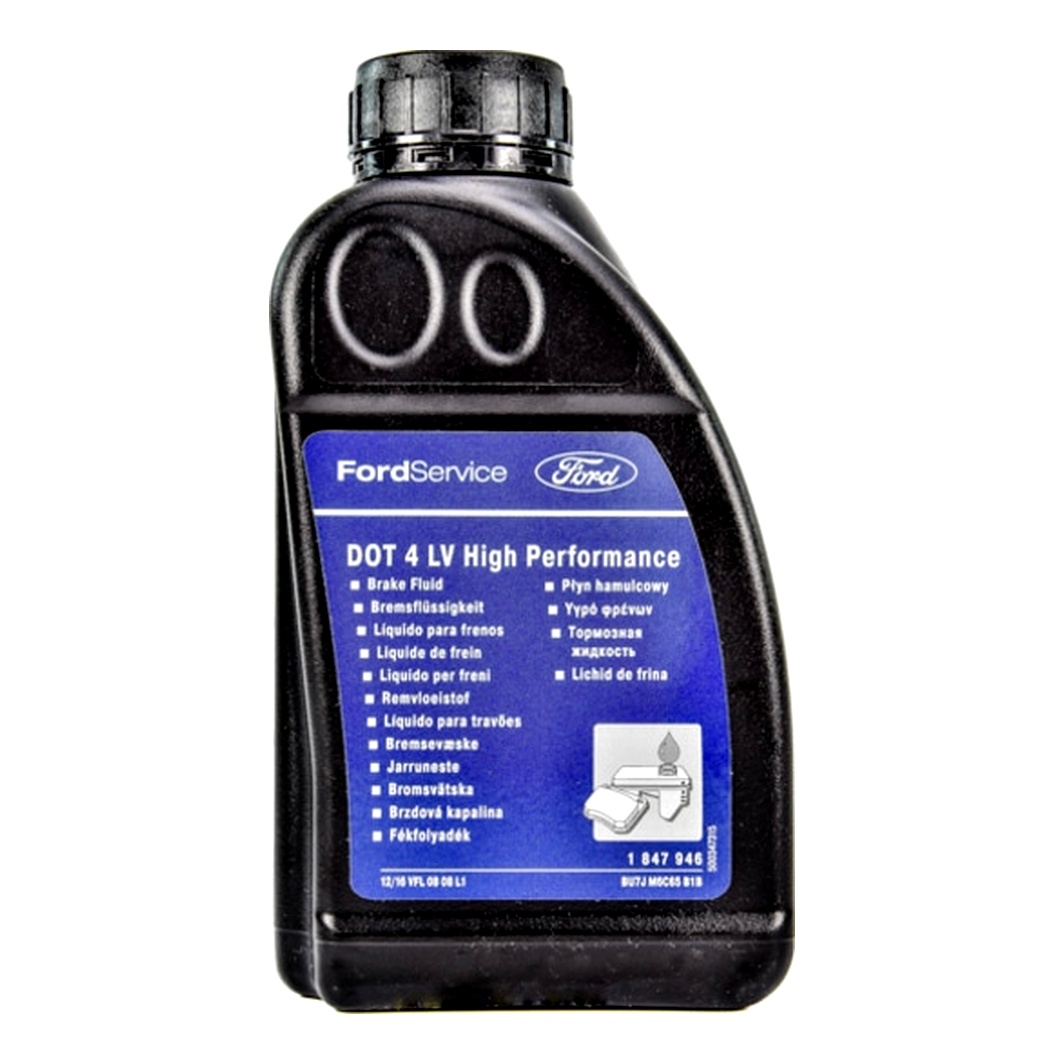Гальмівна рідина FORD DOT 4 LV High Performance пластик 0.5 л 1847946 - zapix