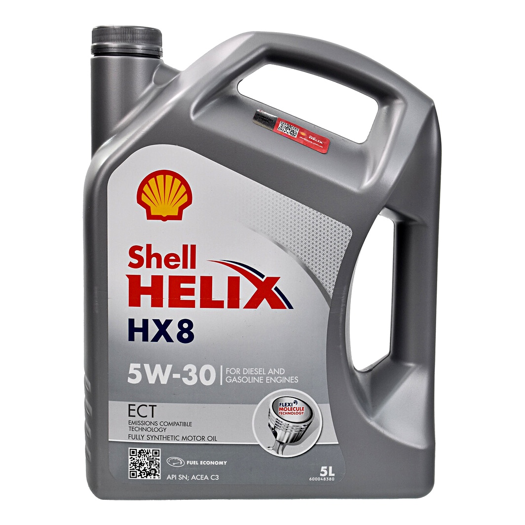 Моторное масло SHELL Helix HX8 ECT 5W-30 5 л (550048100) - zapix
