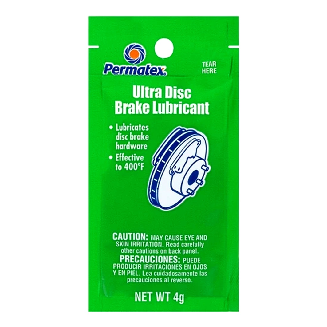 Смазка синтетическая PERMATEX Ultra Disc Brake Lubricant для тормозов 4 мл (09977) - zapix