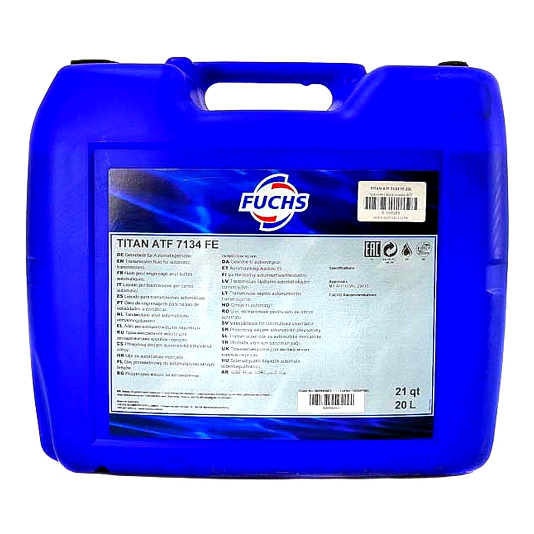 Трансмиссионное масло FUCHS Titan ATF 7134 FE 20 л 600990503 - zapix