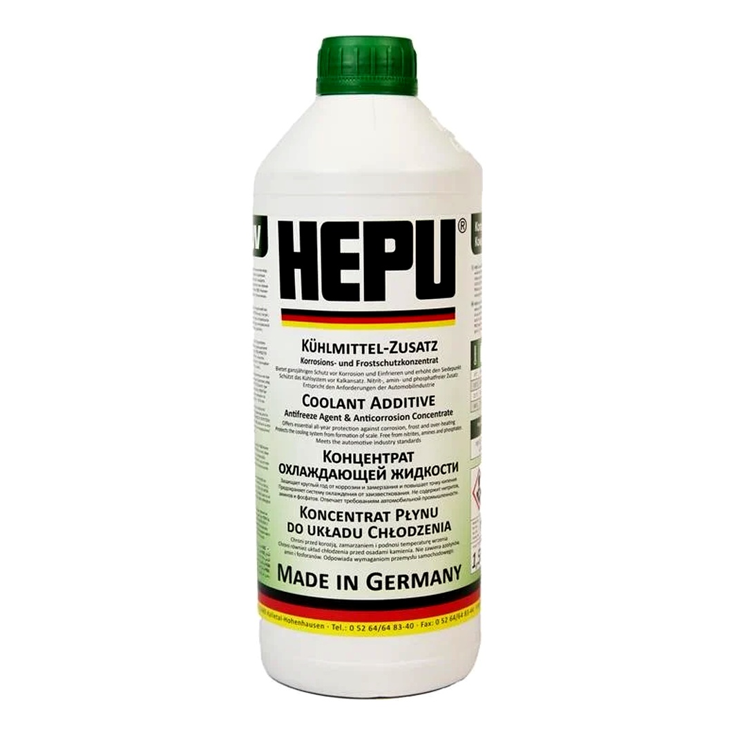 Концентрат антифризу HEPU зелений G11 1.5 л (P999GRN) - zapix