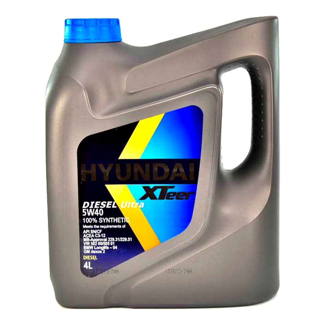 Моторна олива HYUNDAI / KIA XTeer Diesel Ultra 5W-40 4 л (1041223) - zapix