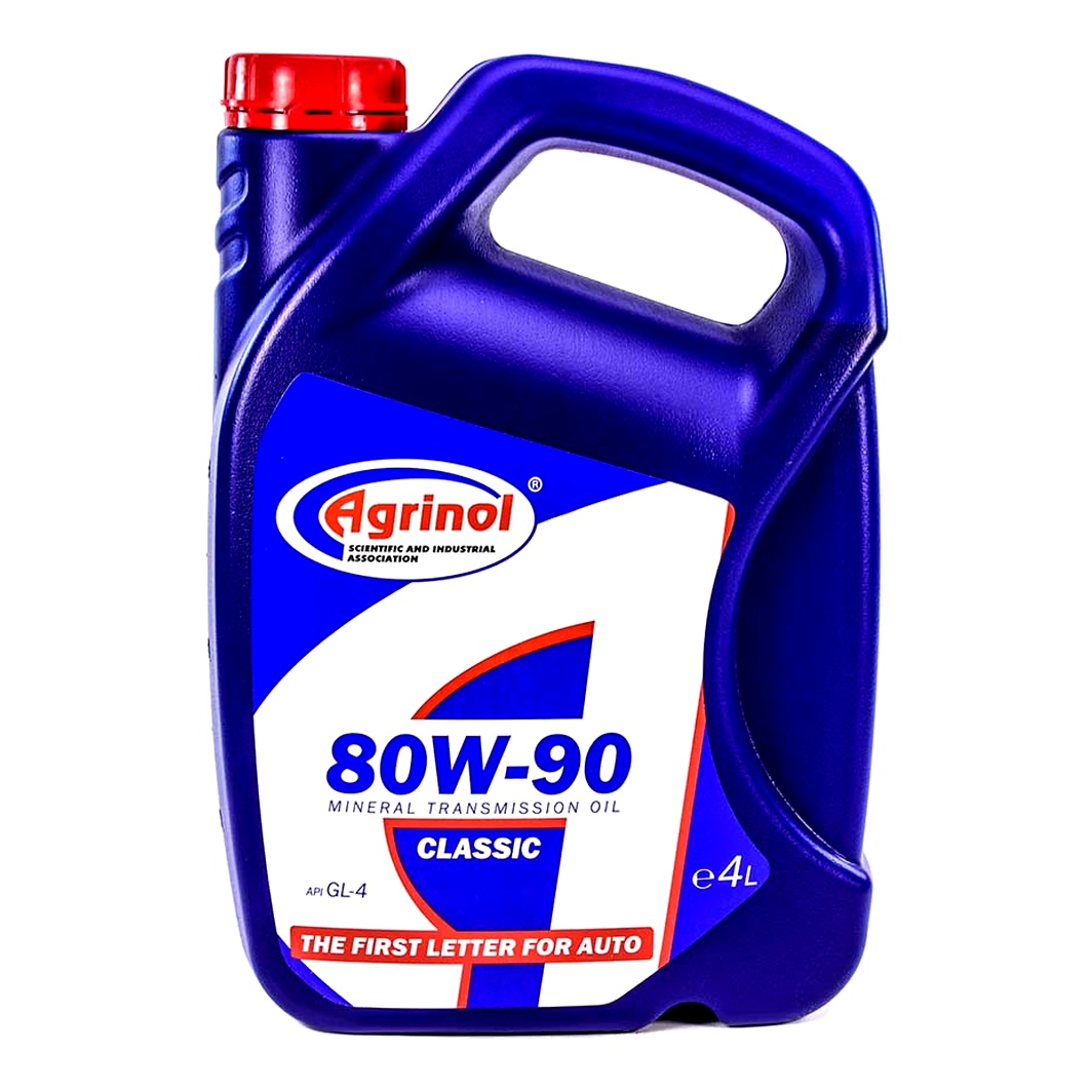 Трансмиссионное масло AGRINOL Classic GL-4 80W-90 4 л 2200000003928 - zapix