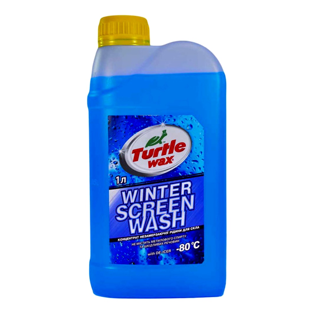 Омивач скла концентрат зимовий -80°С TURTLE WAX Liquid Fire лимон 1 л 40434042 - zapix