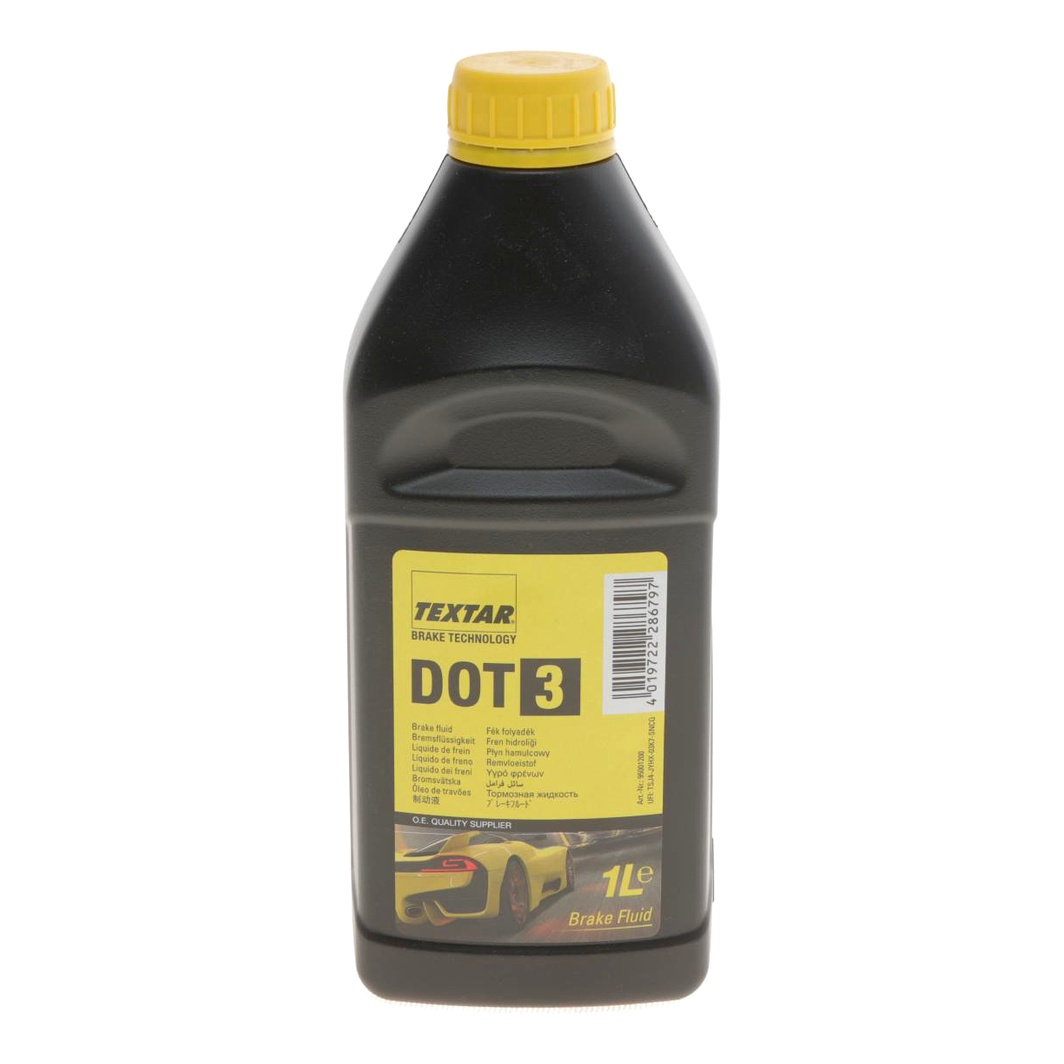 Гальмівна рідина TEXTAR DOT 3 пластик 1 л 95001200 - zapix