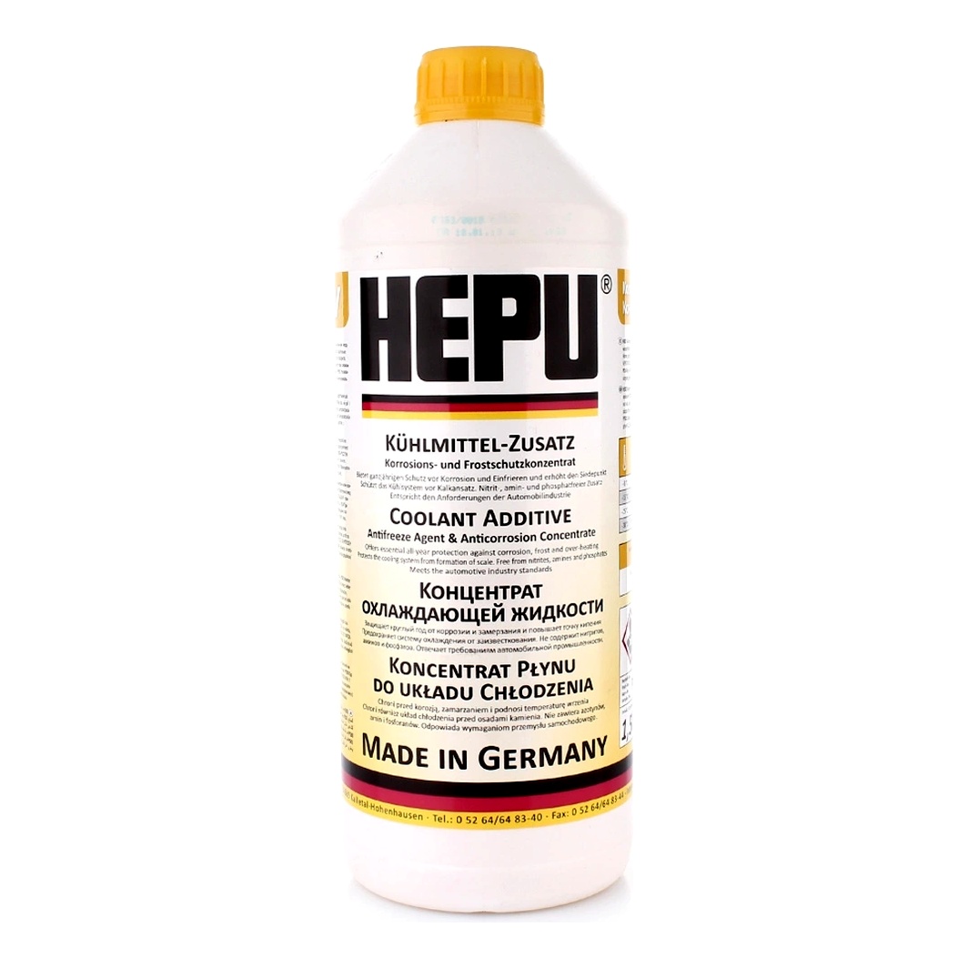 Концентрат антифризу HEPU жовтий G11 1.5 л (P999YLW) - zapix
