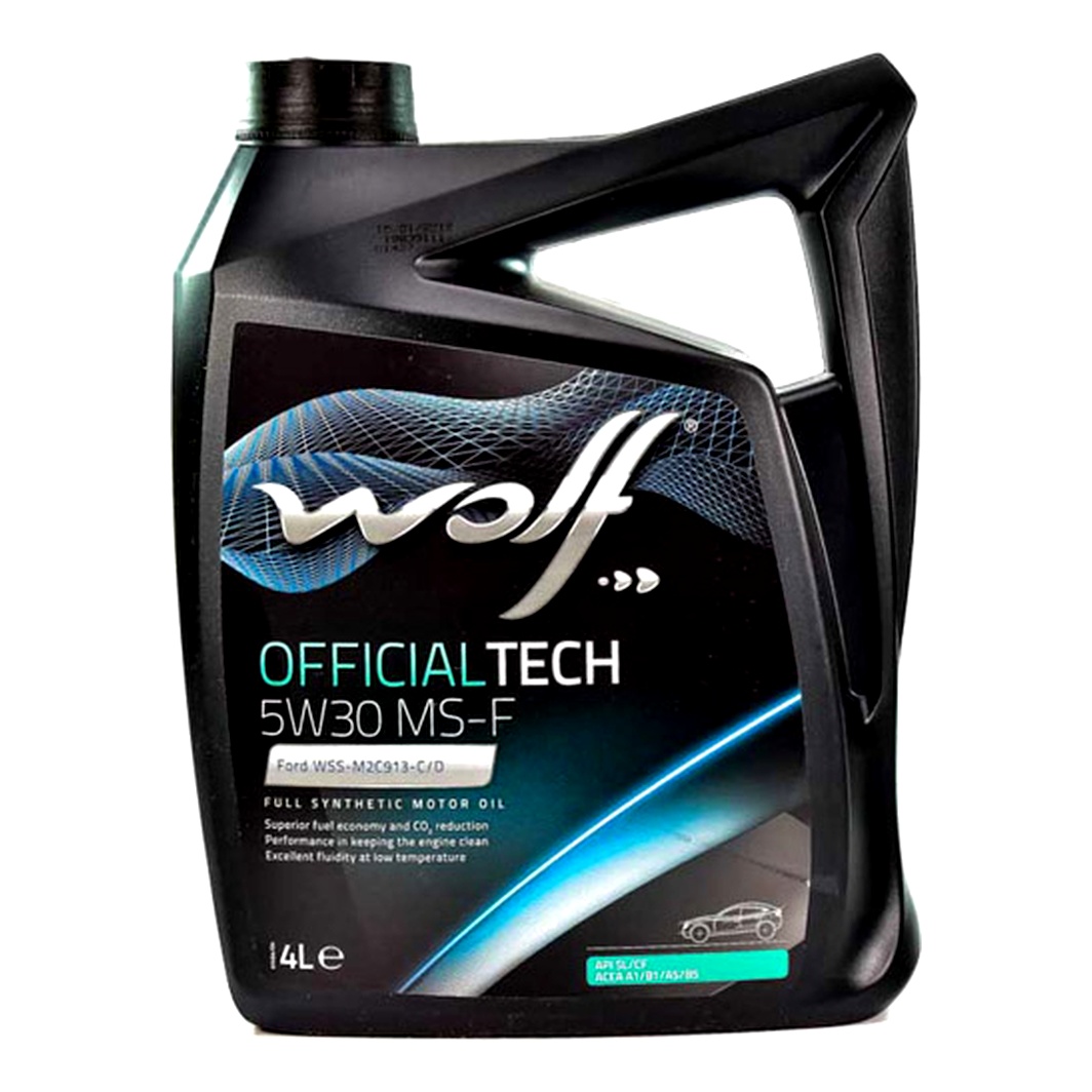 Моторна олива WOLF Officialtech MS-F 5W-30 4 л (8308710) - zapix