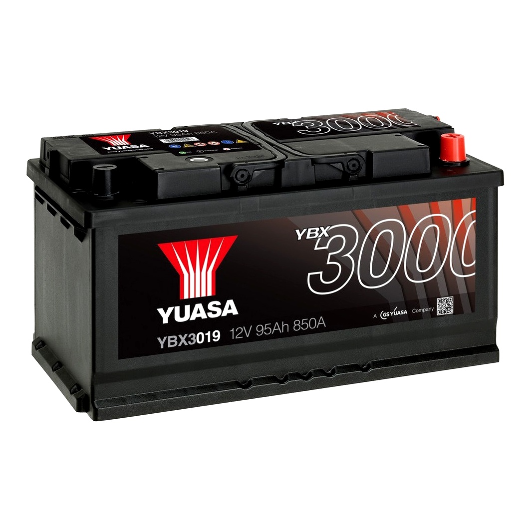 Акумулятор YUASA YBX 3000 12V 95Ah 850A R+ YBX3019 - zapix