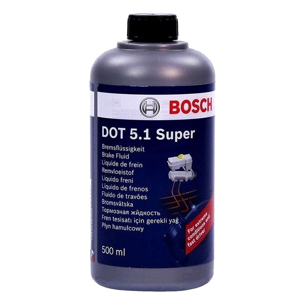 Гальмівна рідина BOSCH DOT 5.1 Super пластик 0.5 л 1987479120 - zapix