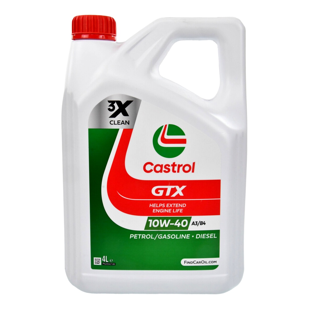 Моторна олива CASTROL GTX Ultraclean A/B 10W-40 4 л (15DE18) - zapix