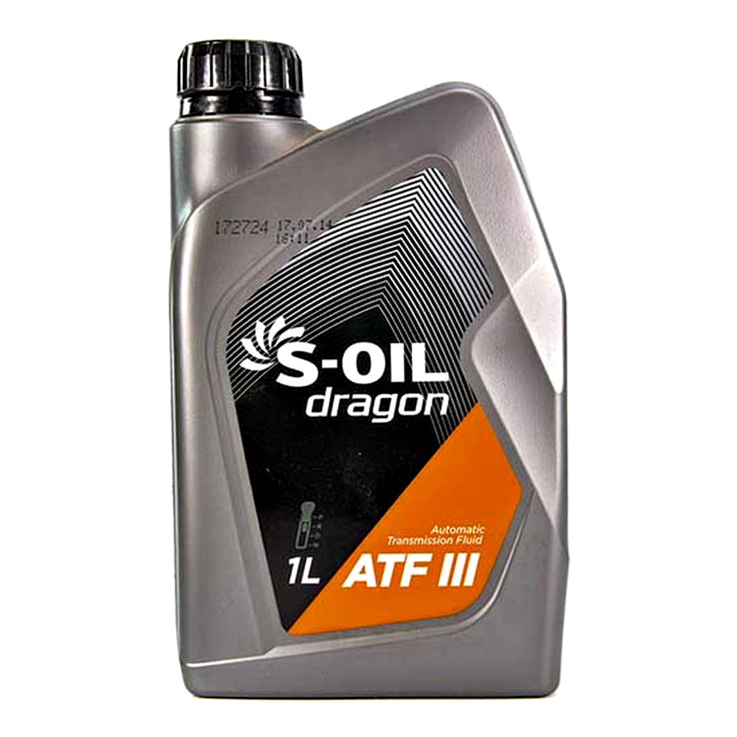Трансмиссионное масло S-OIL DRAGON ATF III 1 л DATFIII1 - zapix