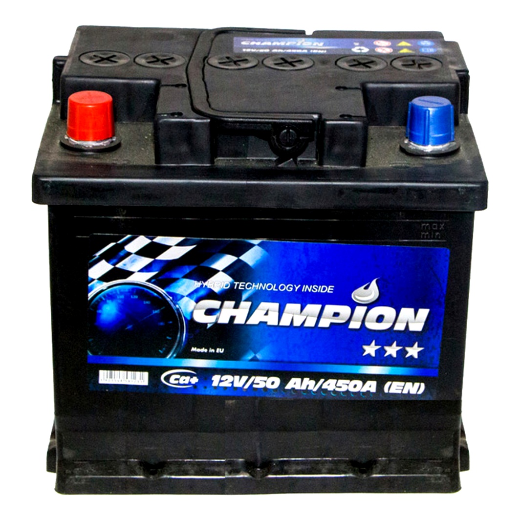 Акумулятор CHAMPION Black 12V 50Ah 450A L+ CHB501 - zapix