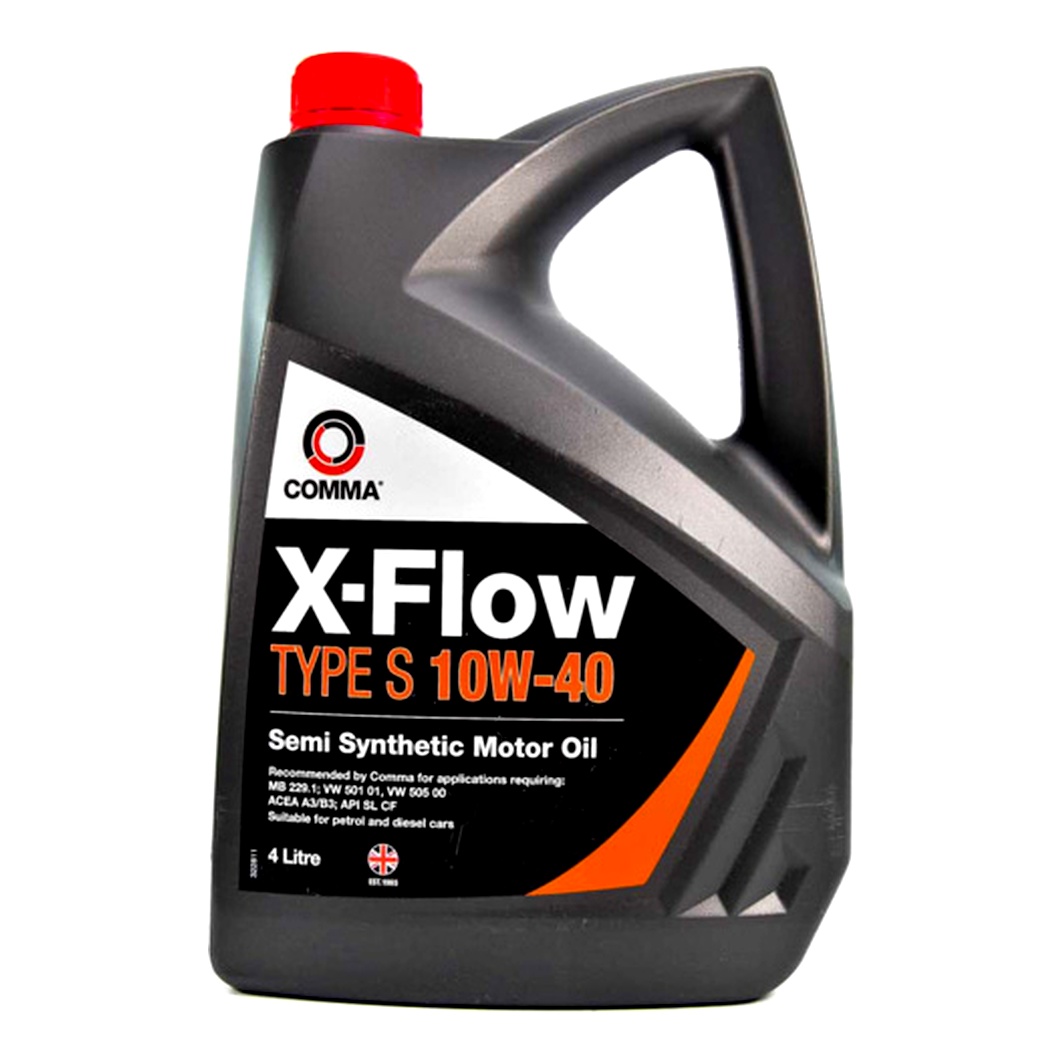Моторна олива COMMA X-Flow Type S 10W-40 4 л (XFS4L)