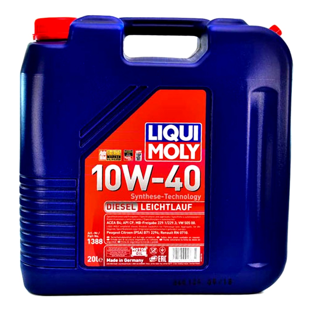 Моторна олива LIQUI MOLY Diesel Leichtlauf 10W-40 20 л (1388)