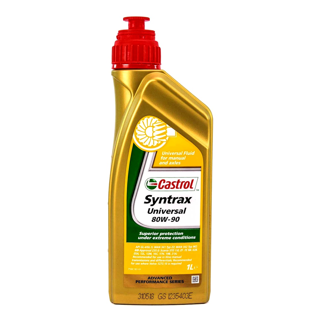 Трансмиссионное масло CASTROL Syntrax Universal GL-4 / 5 80W-90 1 л 157F43 - zapix