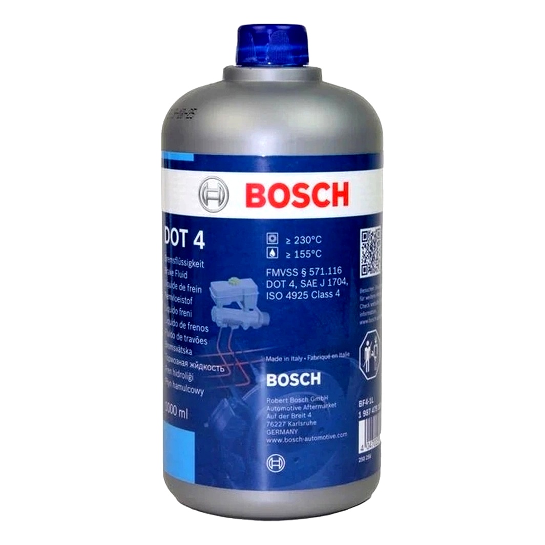 Гальмівна рідина BOSCH DOT 4 пластик 1 л 1987479107 - zapix