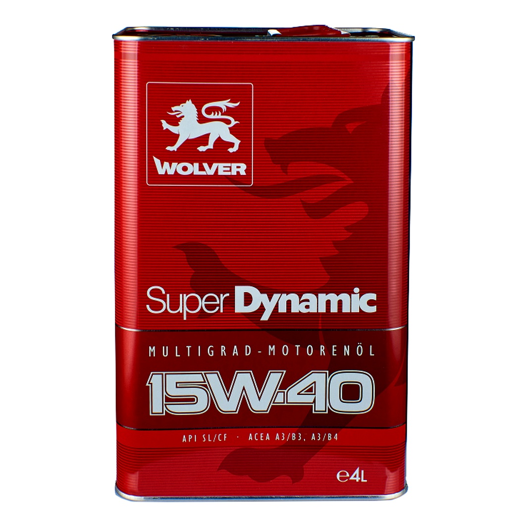 Моторна олива WOLVER Super Dynamic 15W-40 4 л (4260360941153) - zapix
