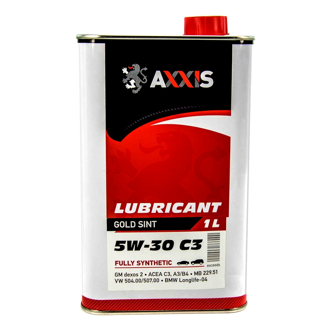 Моторна олива AXXIS Gold Sint C3 504/507 5W-30 1 л (AX2021) - zapix