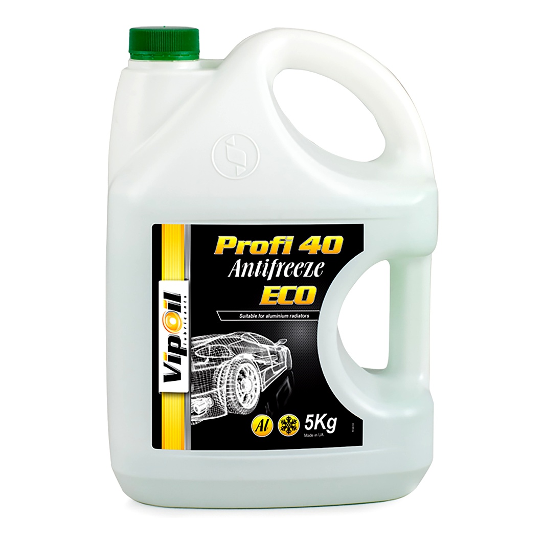 Готовий антифриз VIPOIL Eco Profi 40 зелений G11 -30 °C 5 л (701407) - zapix