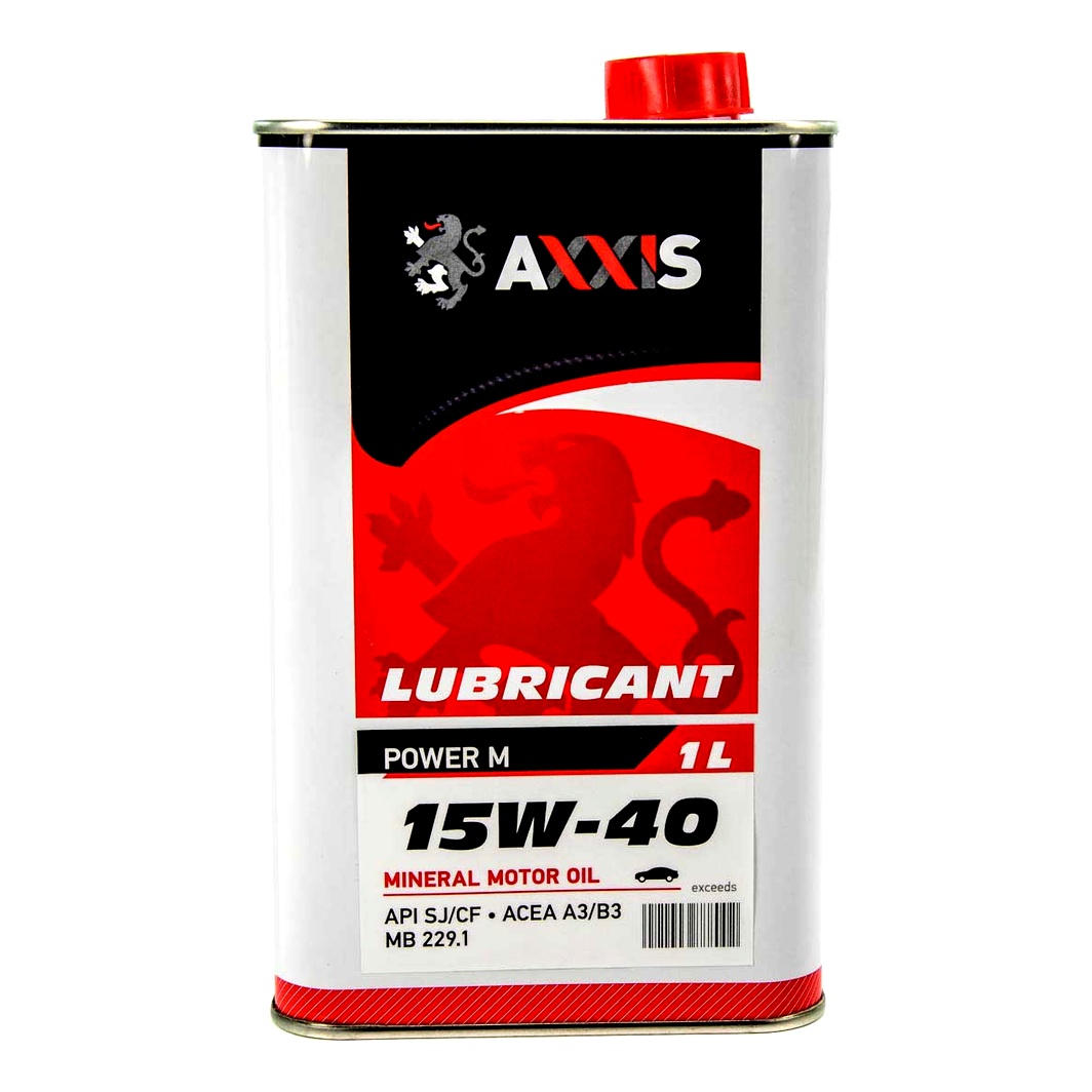 Моторна олива AXXIS Power M 15W-40 1 л (AX2043) - zapix