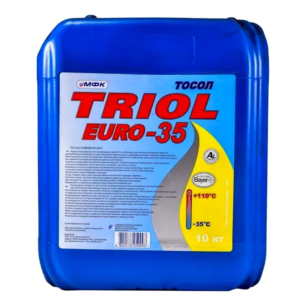 Тосол МФК 35 Euro синій -30 °C 10 л (164161) - zapix