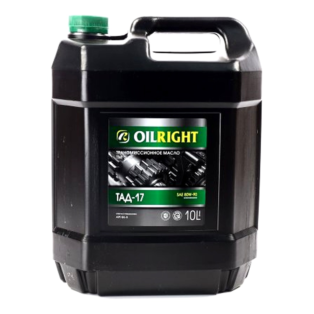 Трансмиссионное масло OIL RIGHT ТАД-17 ТМ-5-18 GL-5 80W-90 10 л 2544 - zapix