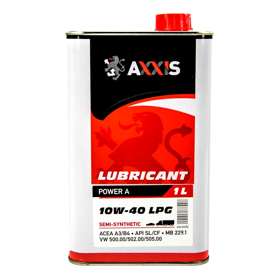 Моторное масло AXXIS Power A LPG 10W-40 1 л (AX2028) - zapix