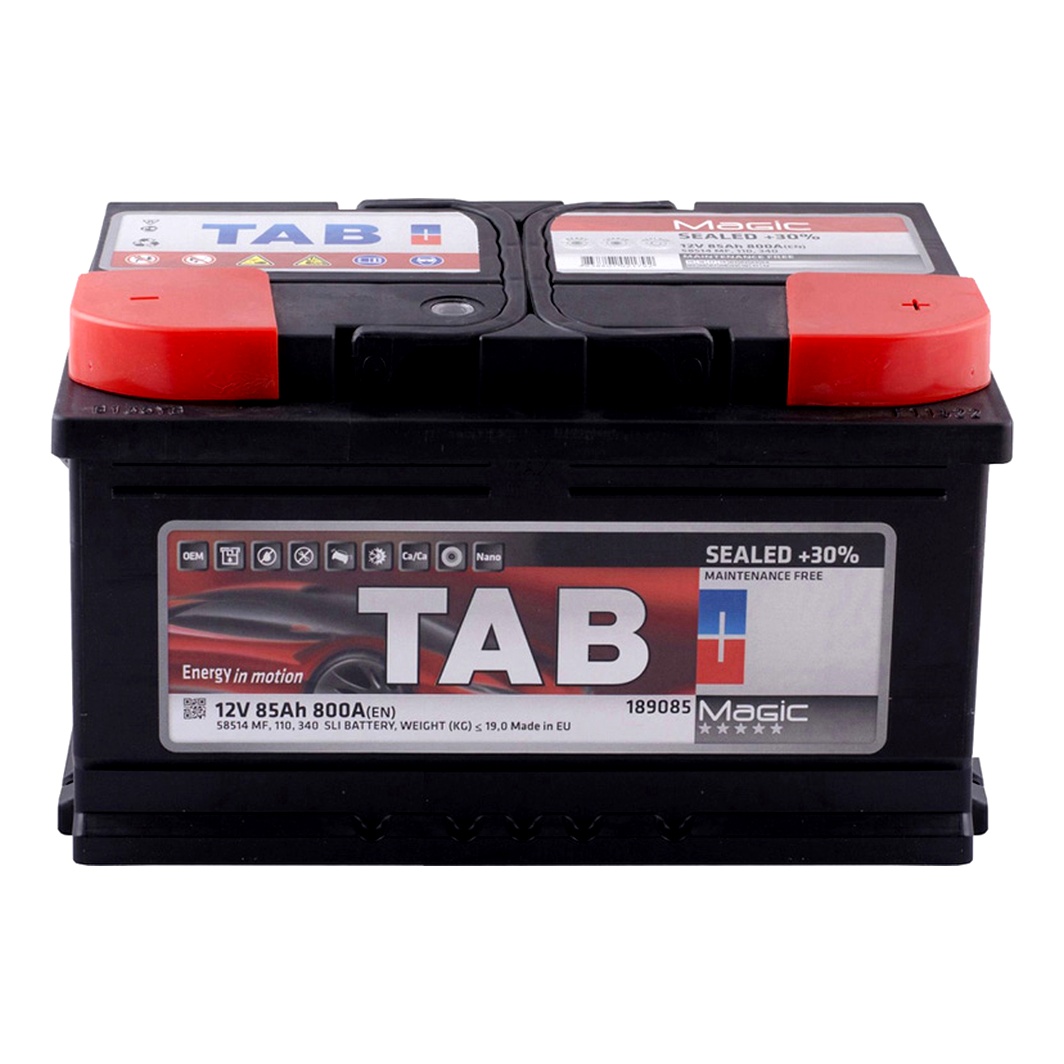 Акумулятор TAB Magic 12V 85Ah 800A R+ 189085 - zapix