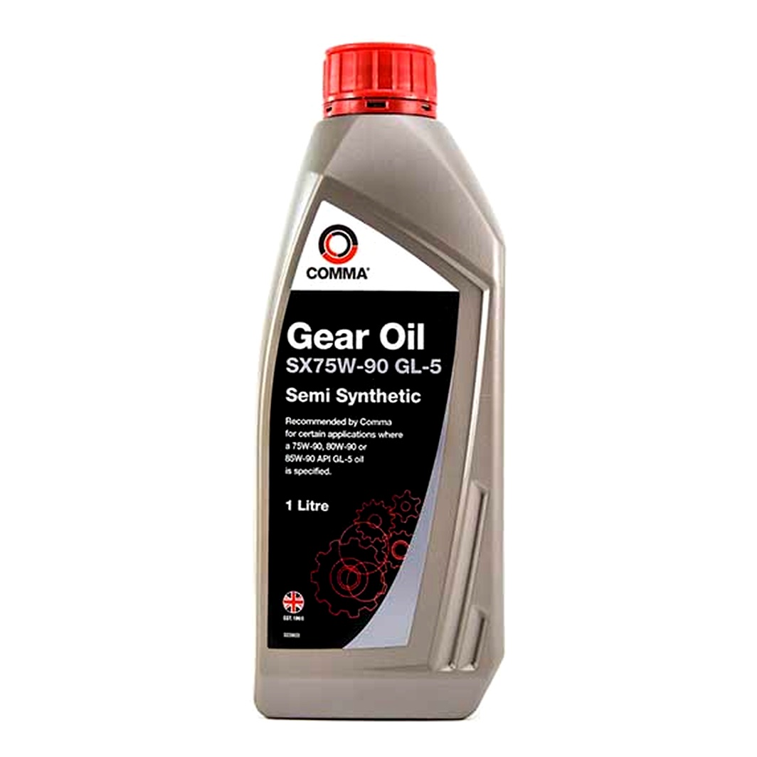 Трансмісійна олива COMMA Gear Oil SX GL-5 75W-90 1 л SX1L - zapix