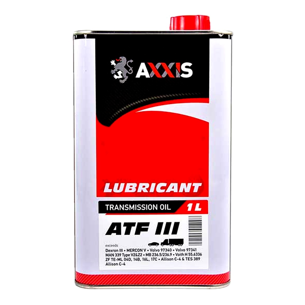 Трансмиссионное масло AXXIS ATF III 1 л AX2068 - zapix