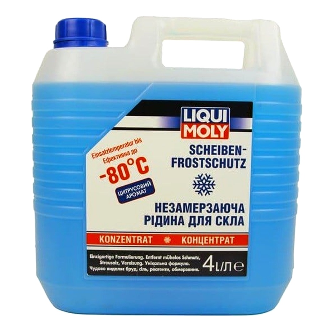 Омивач скла концентрат зимовий -80°С LIQUI MOLY цитрусовий 4 л 8839 - zapix