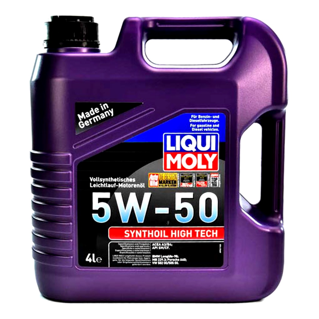 Моторное масло LIQUI MOLY Synthoil High Tech 5W-50 4 л (9067) - zapix