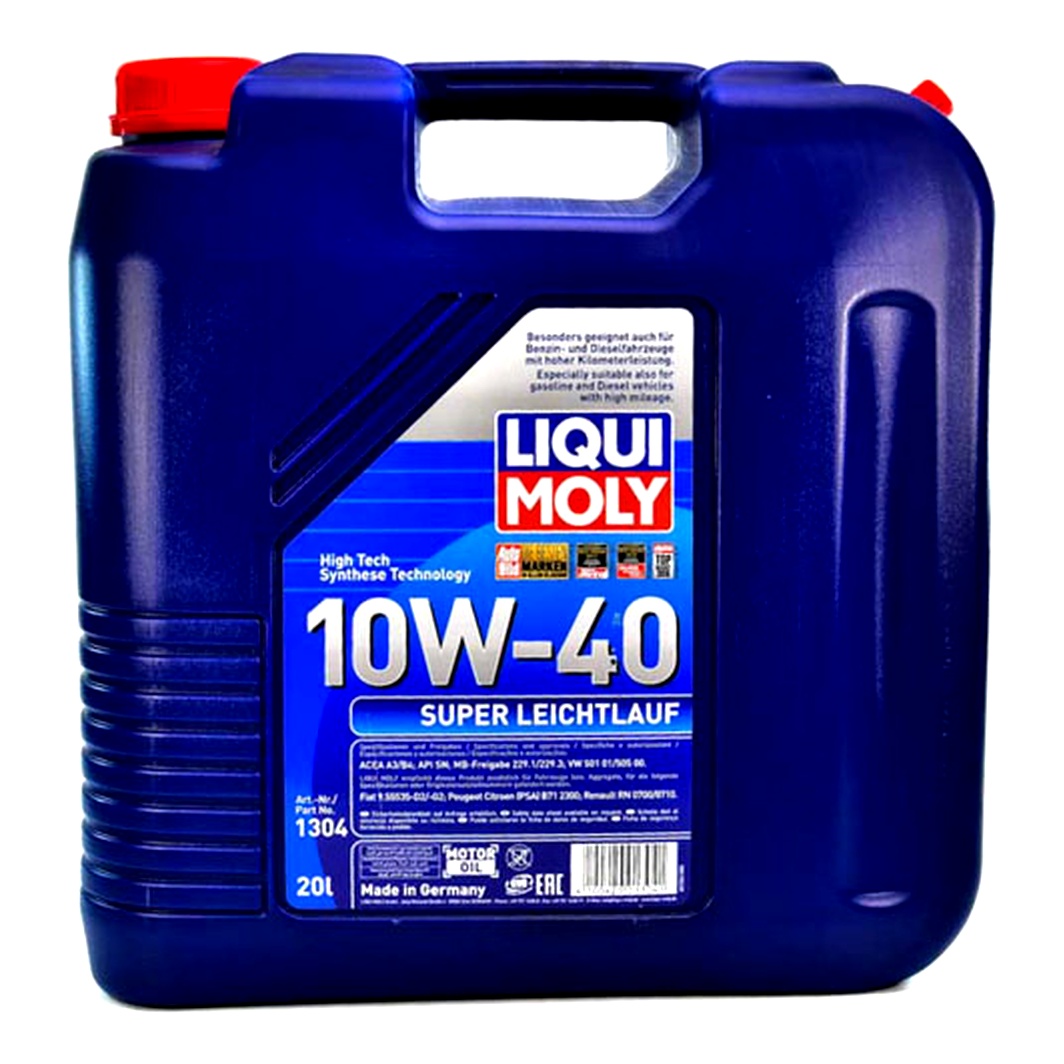 Моторное масло LIQUI MOLY Super Leichtlauf 10W-40 20 л (1304)